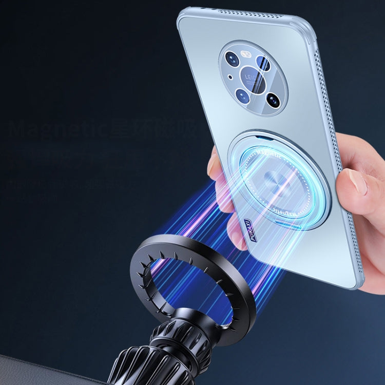 For Huawei Mate 40 Pro Cooling MagSafe Holder Phone Case with Lens Film