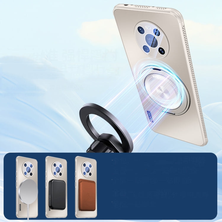 For Huawei Mate 40 Cooling MagSafe Holder Phone Case with Lens Film