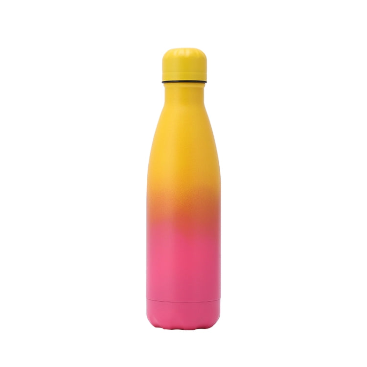 JUNSUNMAY 500ml Gradient Colored Coating 304 Stainless Steel Water Vacuum Bottle