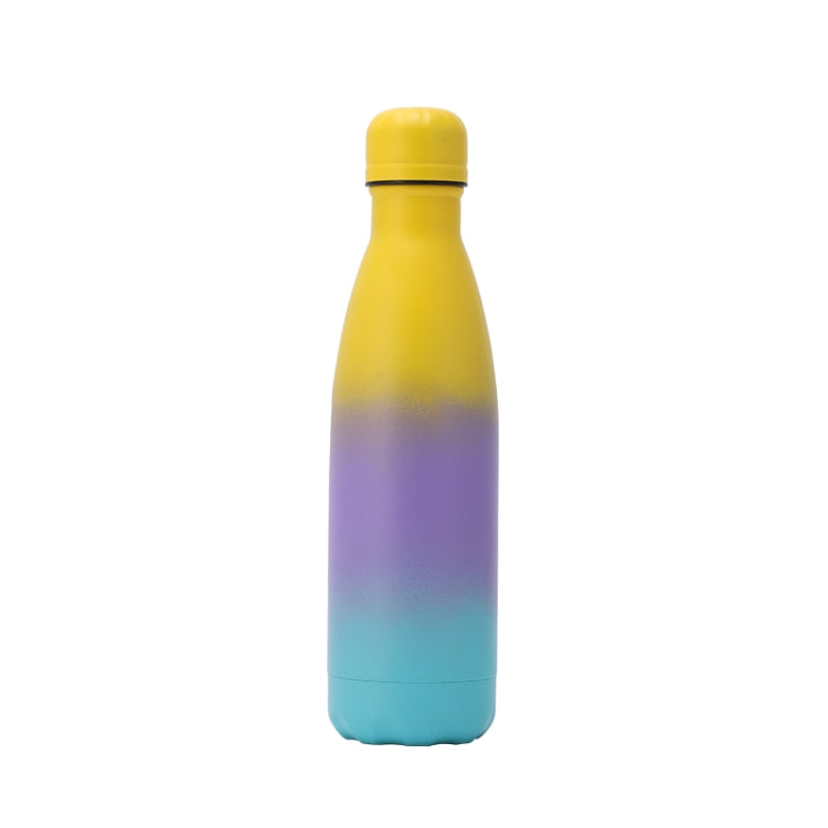 JUNSUNMAY 500ml Gradient Colored Coating 304 Stainless Steel Water Vacuum Bottle