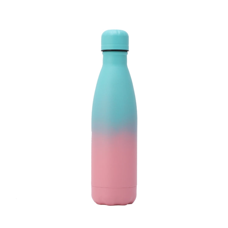 JUNSUNMAY 500ml Gradient Colored Coating 304 Stainless Steel Water Vacuum Bottle