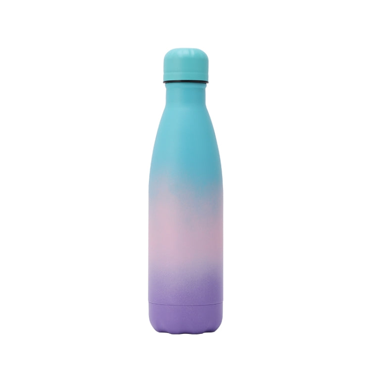 JUNSUNMAY 500ml Gradient Colored Coating 304 Stainless Steel Water Vacuum Bottle