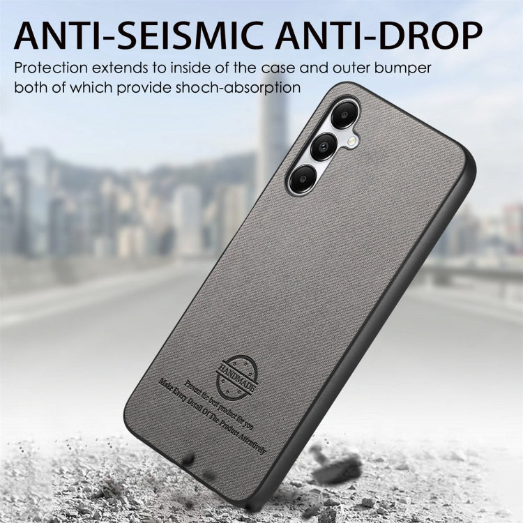 For Samsung Galaxy A05s Twill Fabric Leather Skin Back Phone Case