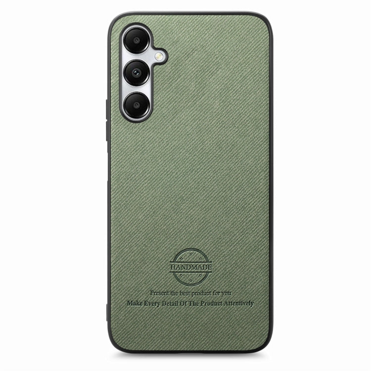 For Samsung Galaxy A13 4G Twill Fabric Leather Skin Back Phone Case