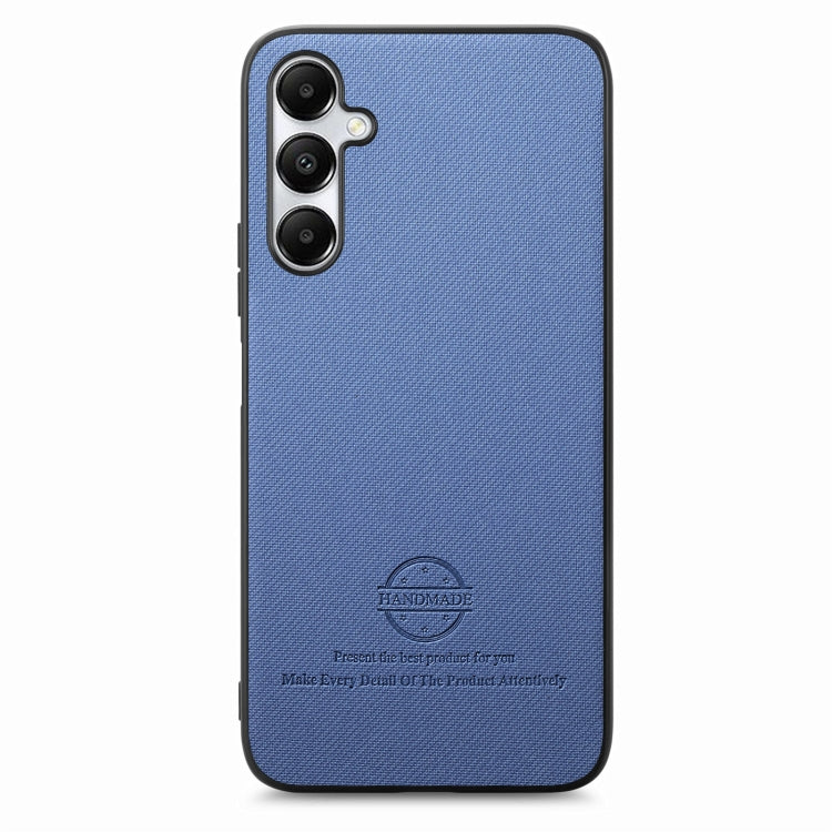 For Samsung Galaxy A14 Twill Fabric Leather Skin Back Phone Case