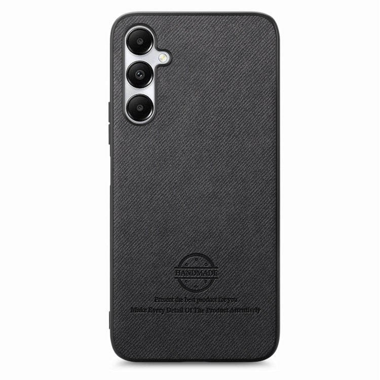 For Samsung Galaxy A25 5G Twill Fabric Leather Skin Back Phone Case
