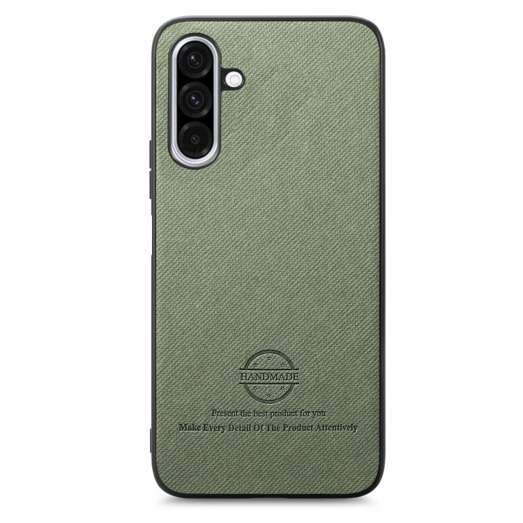 For Samsung Galaxy A26 Twill Fabric Leather Skin Back Phone Case