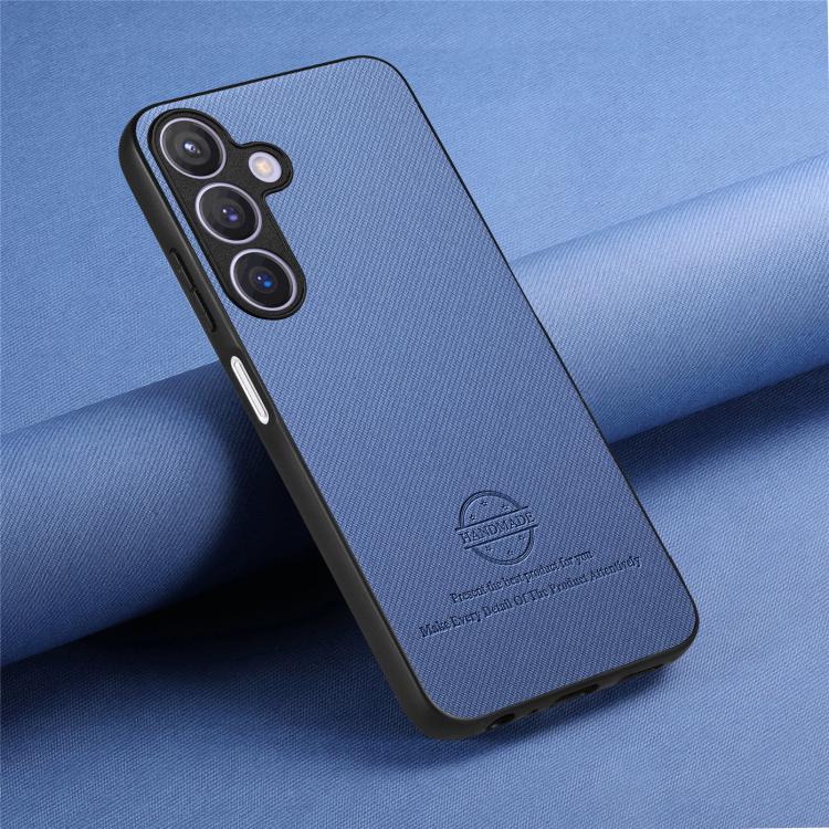 For Samsung Galaxy A37 5G Twill Fabric Leather Skin Back Phone Case