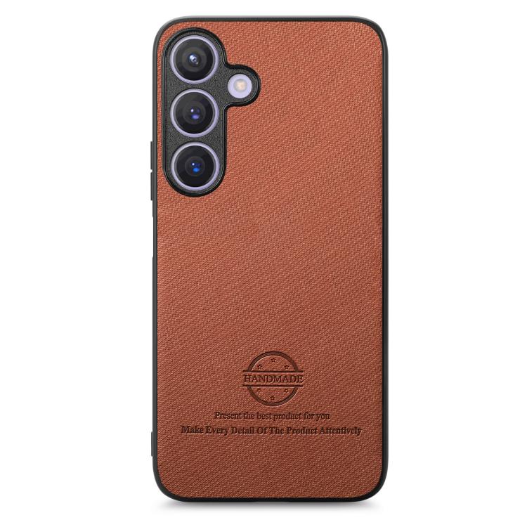 For Samsung Galaxy A37 5G Twill Fabric Leather Skin Back Phone Case