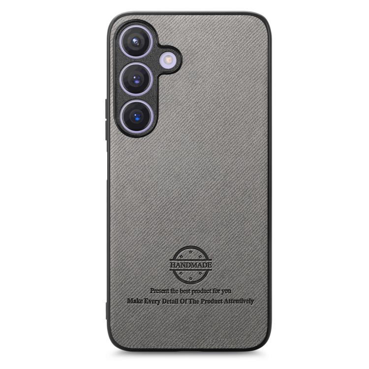 For Samsung Galaxy A37 5G Twill Fabric Leather Skin Back Phone Case