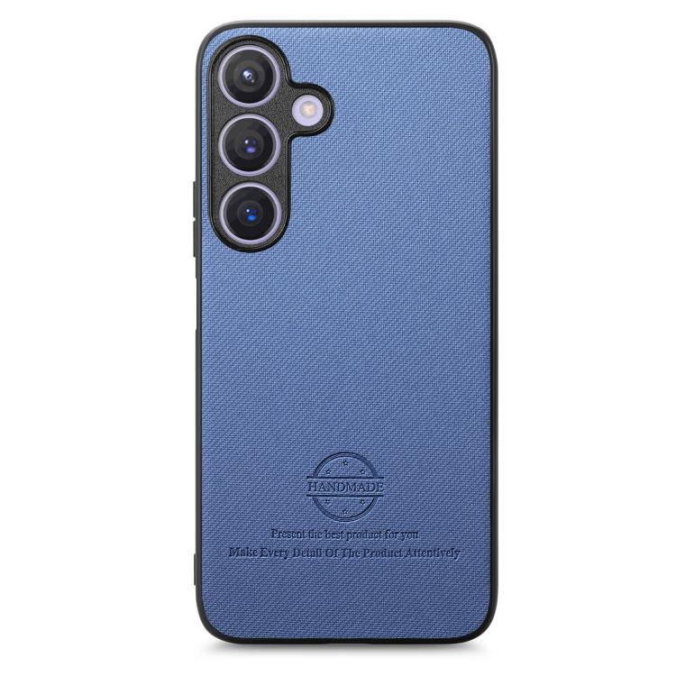 For Samsung Galaxy A57 5G Twill Fabric Leather Skin Back Phone Case