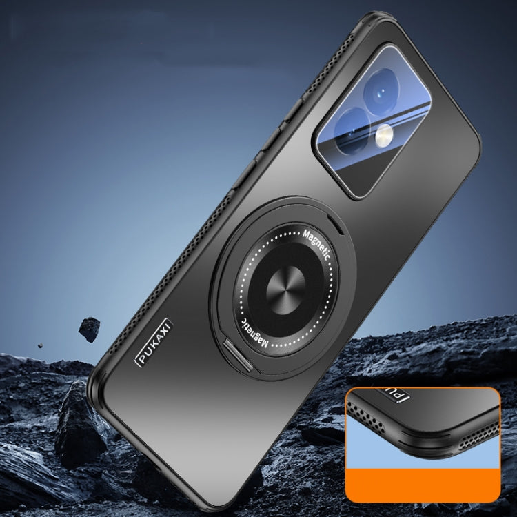 For Honor 100 Cooling MagSafe Holder Phone Case with Lens Film