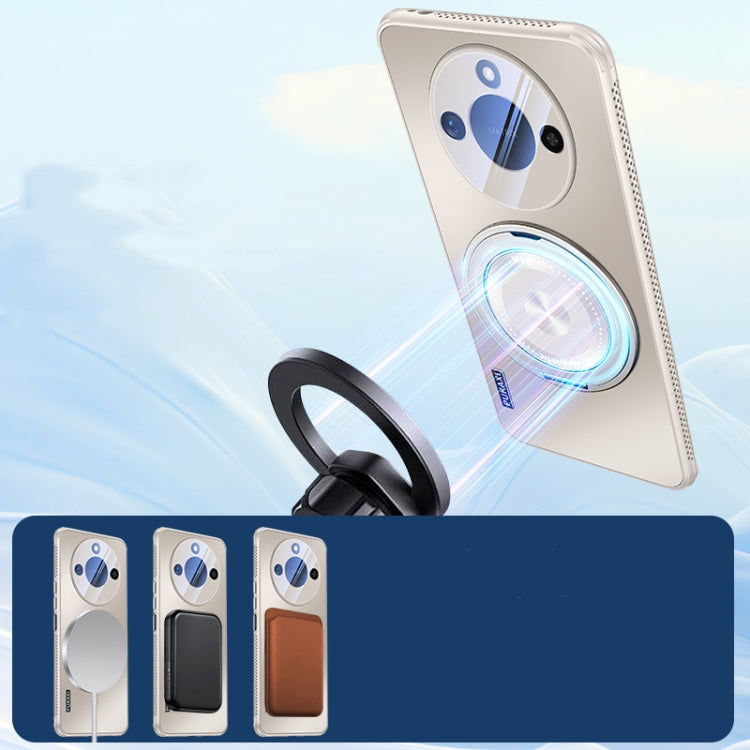 For Honor X60 Cooling MagSafe Holder Phone Case with Lens Film