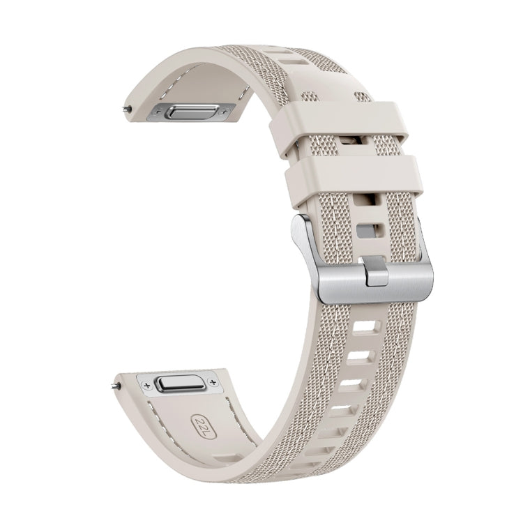For COROS Pace 3 Push Connector 22mm Hybrid Nylon Silicone Watch Band