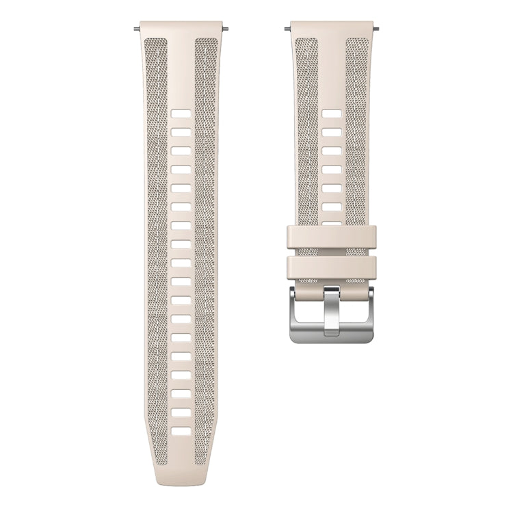 For COROS Pace 3 Push Connector 22mm Hybrid Nylon Silicone Watch Band