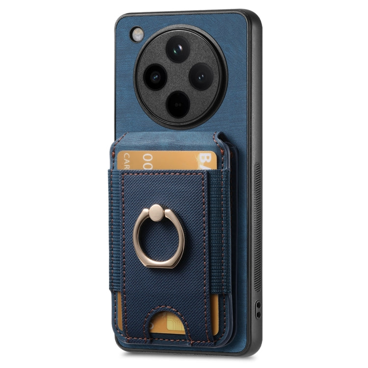 For OPPO Find X8 Retro Splitable Magnetic Stand Card Bag Leather Phone Case