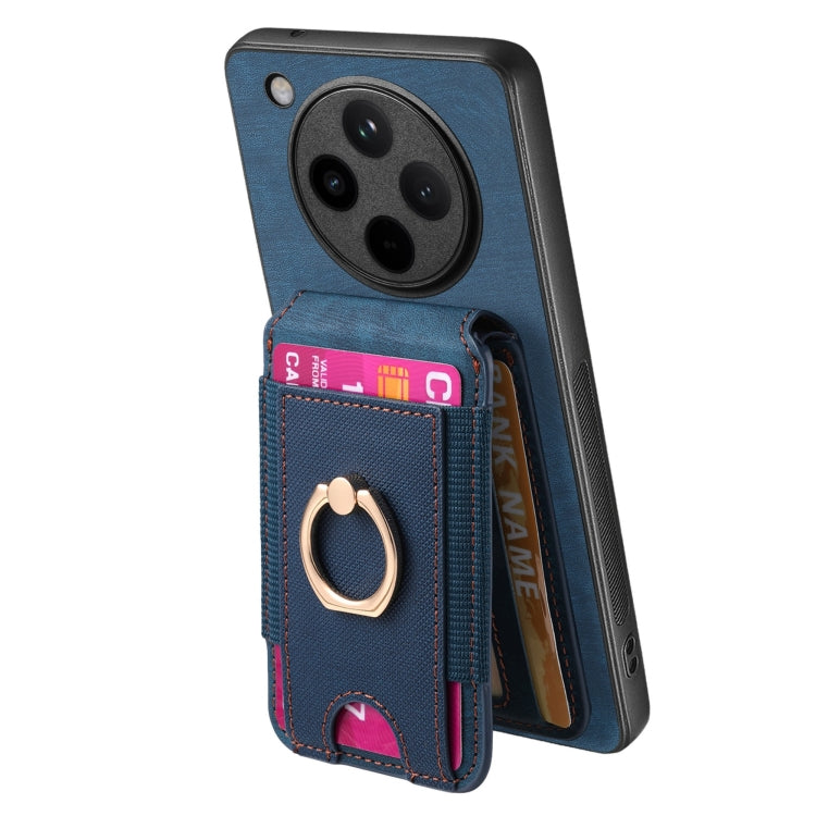 For OPPO Find X8 Retro Splitable Magnetic Stand Card Bag Leather Phone Case
