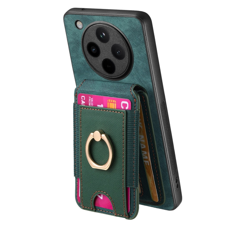 For OPPO Find X8 Retro Splitable Magnetic Stand Card Bag Leather Phone Case