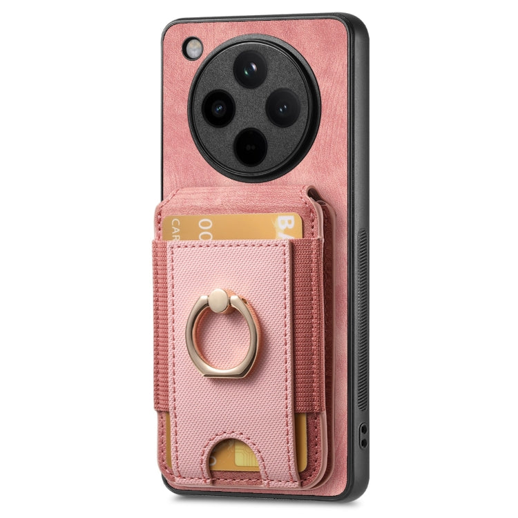 For OPPO Find X8 Retro Splitable Magnetic Stand Card Bag Leather Phone Case