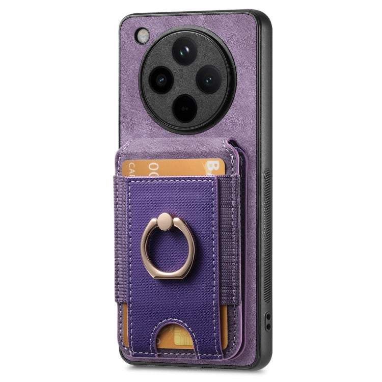 For OPPO Find X8 Retro Splitable Magnetic Stand Card Bag Leather Phone Case