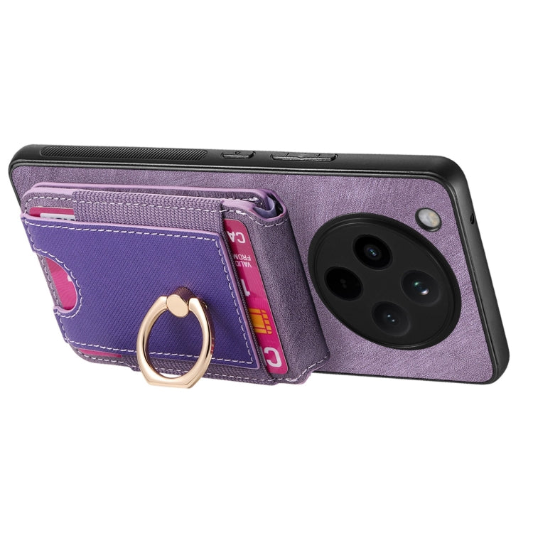 For OPPO Find X8 Retro Splitable Magnetic Stand Card Bag Leather Phone Case