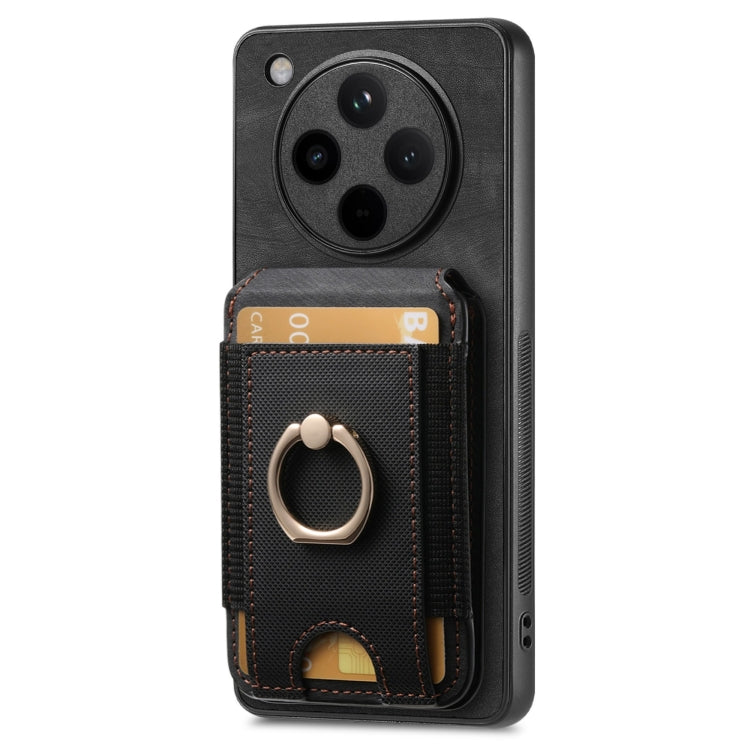 For OPPO Find X8 Retro Splitable Magnetic Stand Card Bag Leather Phone Case
