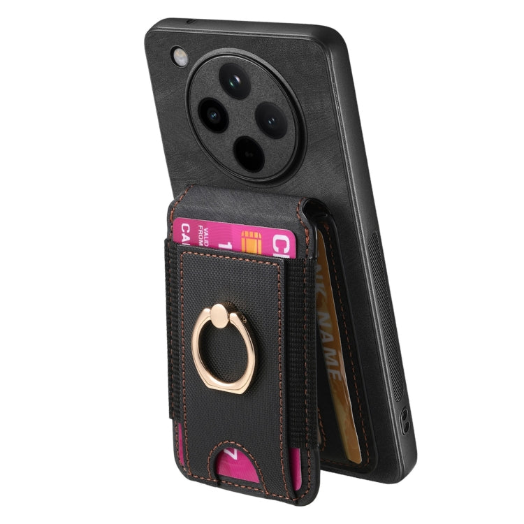 For OPPO Find X8 Retro Splitable Magnetic Stand Card Bag Leather Phone Case