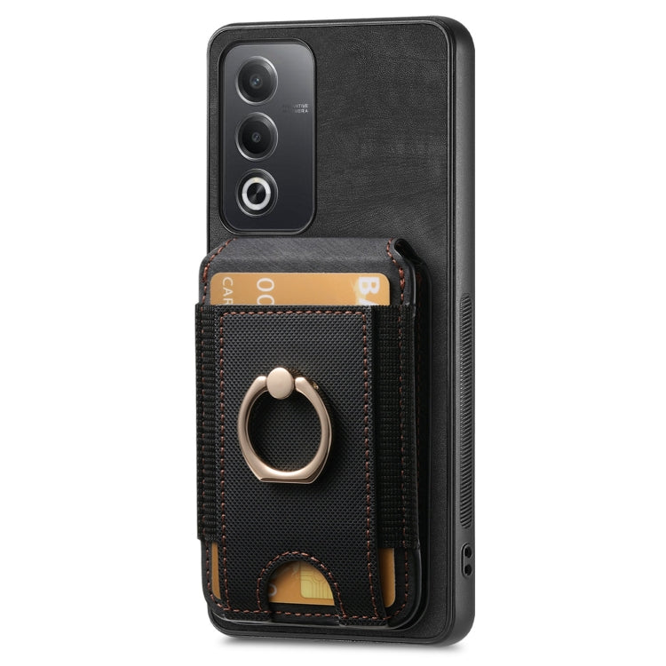 For OPPO A1 5G Retro Splitable Magnetic Stand Card Bag Leather Phone Case