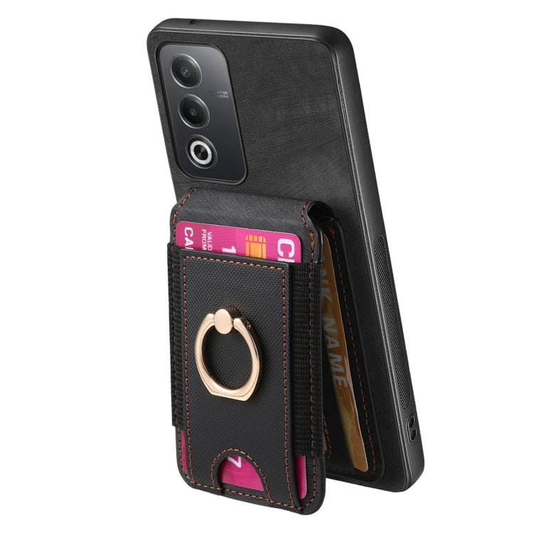 For OPPO Reno7 Pro 5G Retro Splitable Magnetic Stand Card Bag Leather Phone Case
