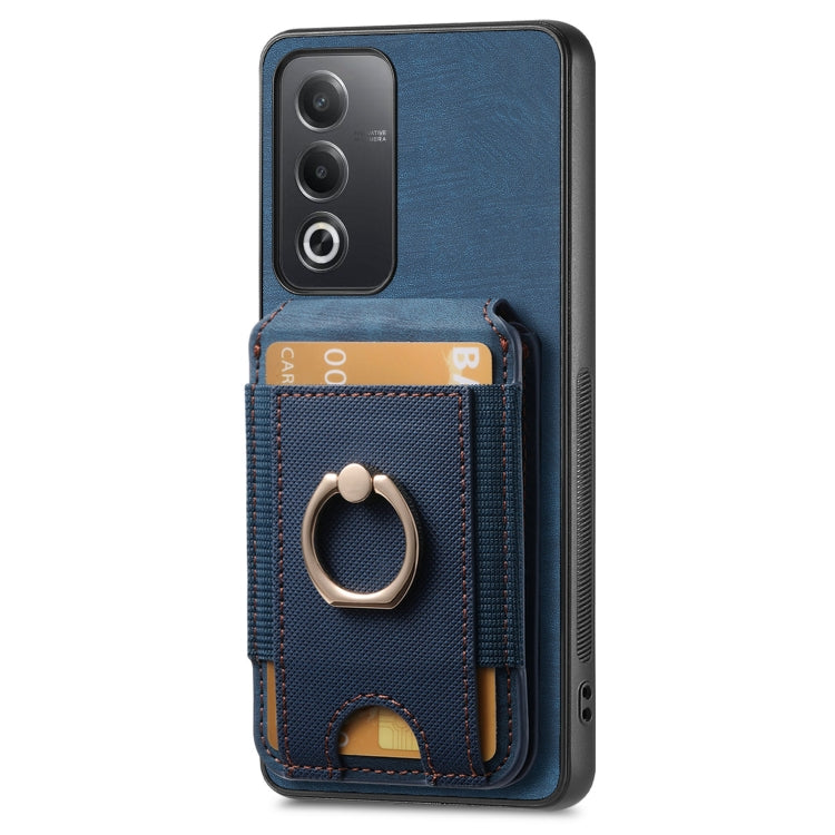 For OPPO A79 5G Retro Splitable Magnetic Stand Card Bag Leather Phone Case