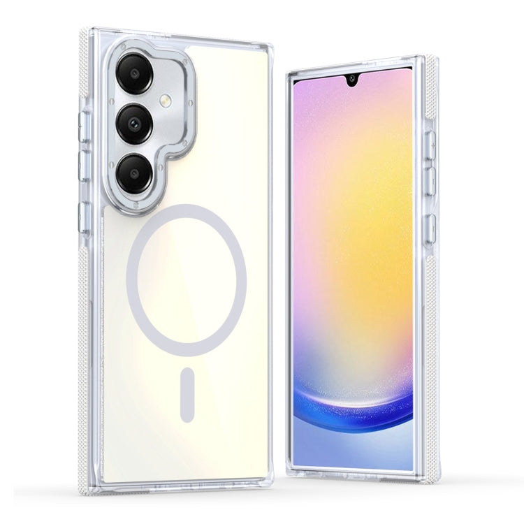 For Galaxy A05s Dual-Color Gradient Discolor MagSafe Phone Case