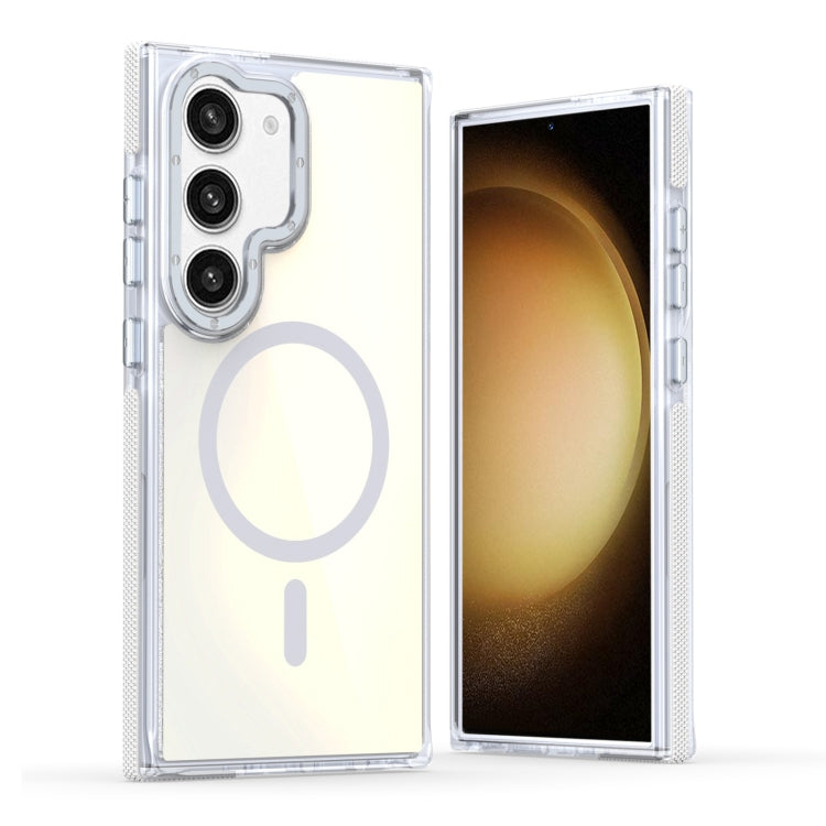For Galaxy A35 Global Dual-Color Gradient Discolor MagSafe Phone Case