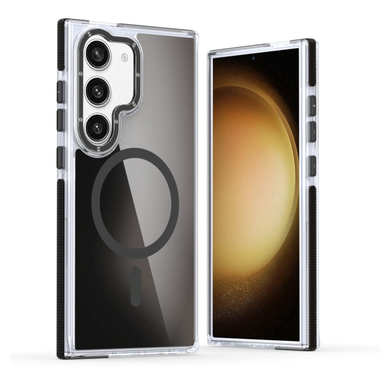 For Galaxy A53 Dual-Color Gradient Discolor MagSafe Phone Case