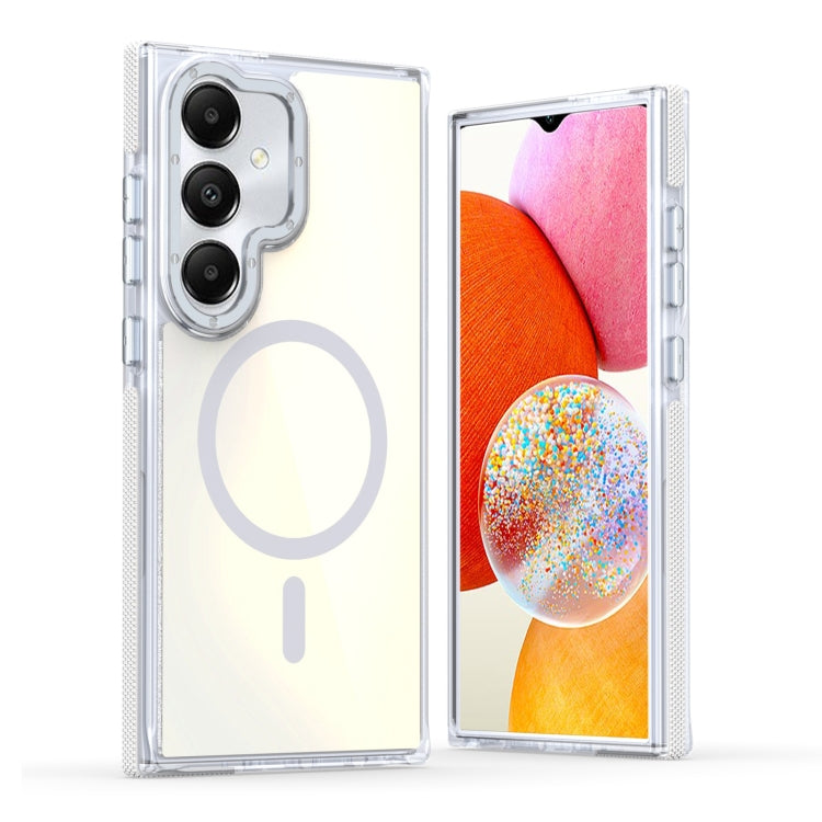 For Galaxy A54 Dual-Color Gradient Discolor MagSafe Phone Case