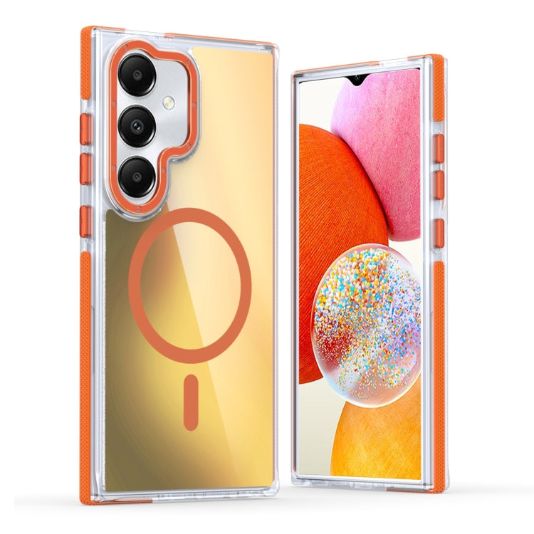 For Galaxy A54 Dual-Color Gradient Discolor MagSafe Phone Case