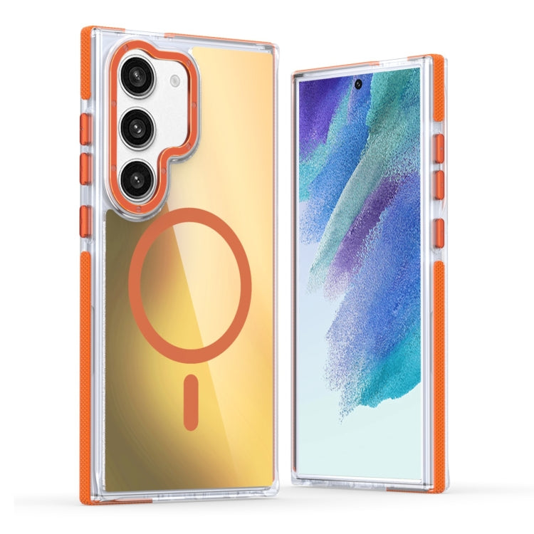 For Galaxy A06 Dual-Color Gradient Discolor MagSafe Phone Case
