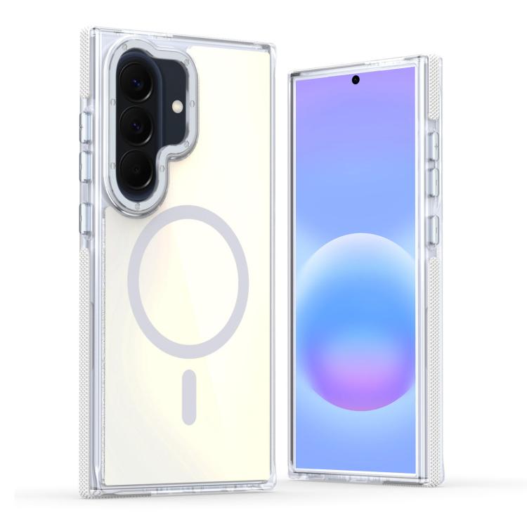 For Galaxy A57 5G Dual-Color Gradient Discolor MagSafe Phone Case