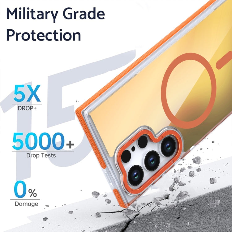 For Galaxy S23 FE 5G Dual-Color Gradient Discolor MagSafe Phone Case