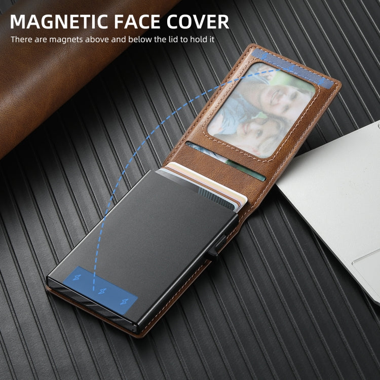 For Google Pixel 8 Suteni H19 Oil Wax 2-in-1 MagSafe Removable Card Box Back Phone Case