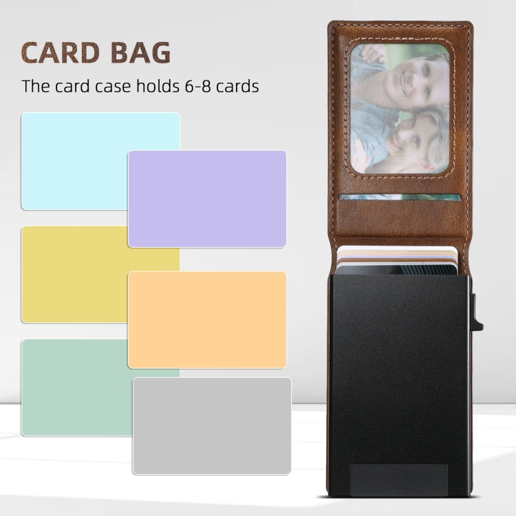 For Google Pixel 8 Pro Suteni H19 Oil Wax 2-in-1 MagSafe Removable Card Box Back Phone Case