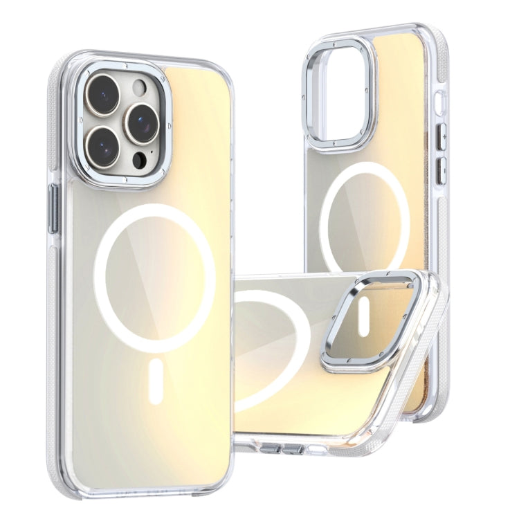 For iPhone 12 Pro Max Dual-Color Gradient Discolor MagSafe Phone Case