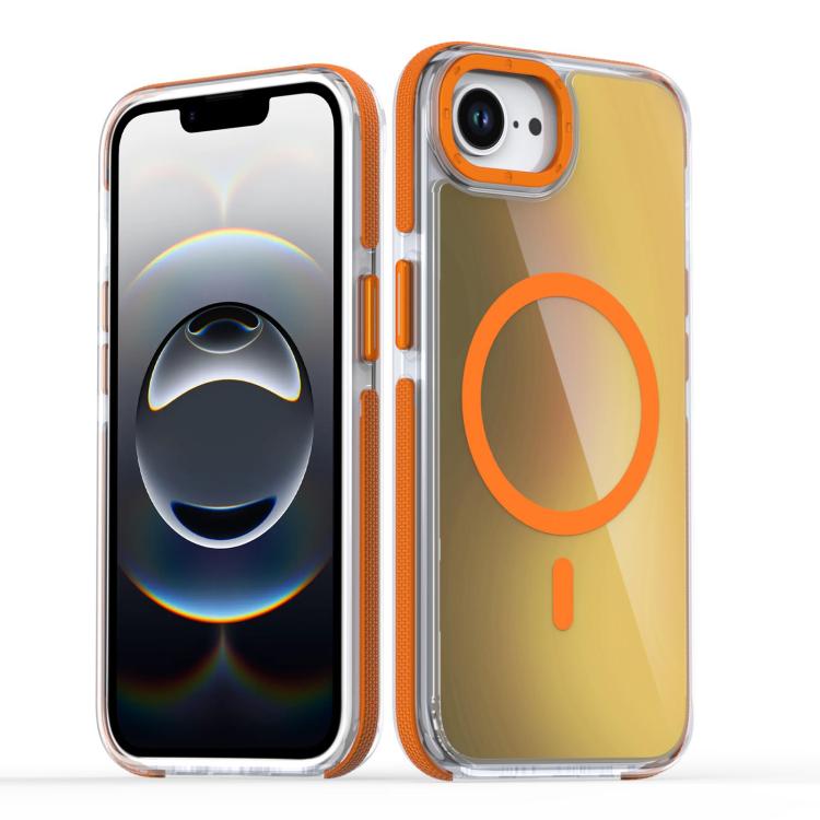 For iPhone 17e / 16e Dual-Color Gradient Discolor MagSafe Phone Case