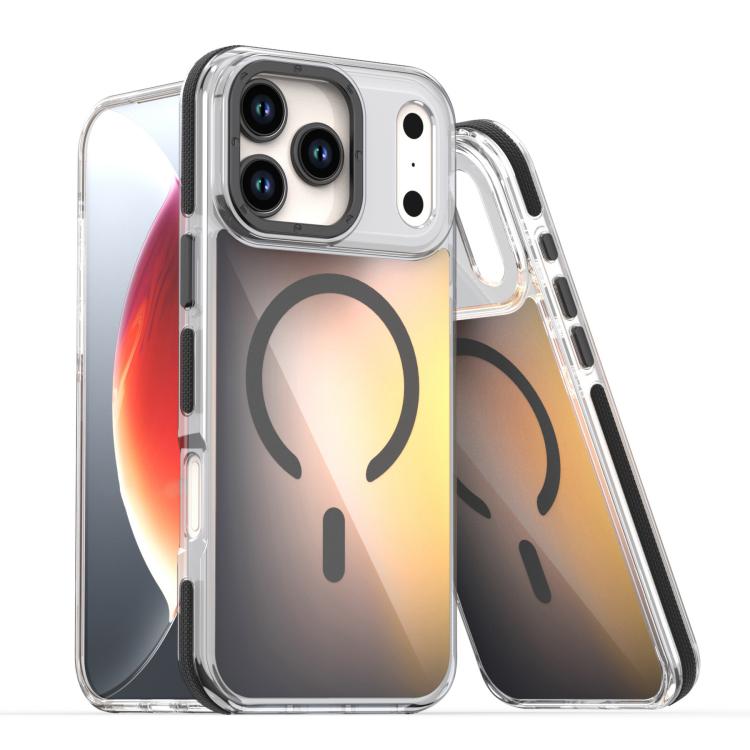 For iPhone 17 Pro Dual-Color Gradient Discolor MagSafe Phone Case