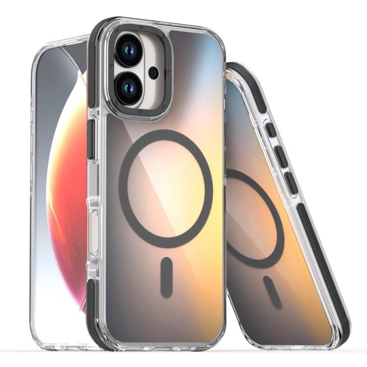 For iPhone 17 Dual-Color Gradient Discolor MagSafe Phone Case