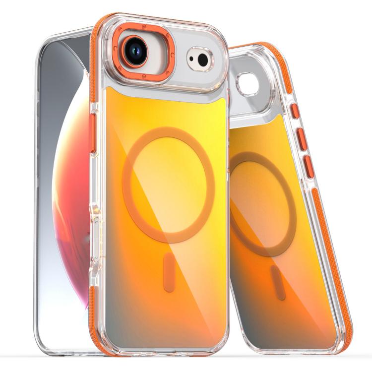 For iPhone Air Dual-Color Gradient Discolor MagSafe Phone Case