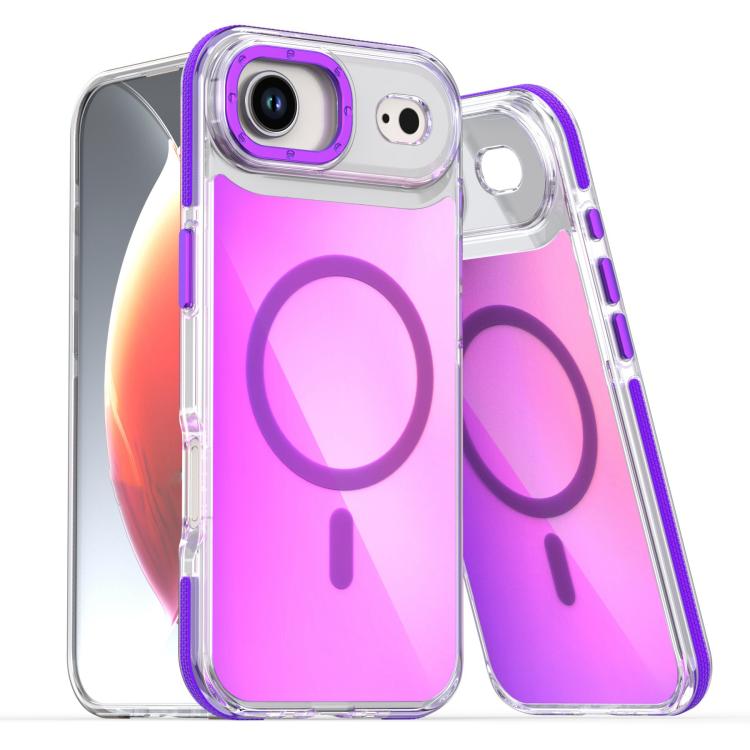 For iPhone Air Dual-Color Gradient Discolor MagSafe Phone Case