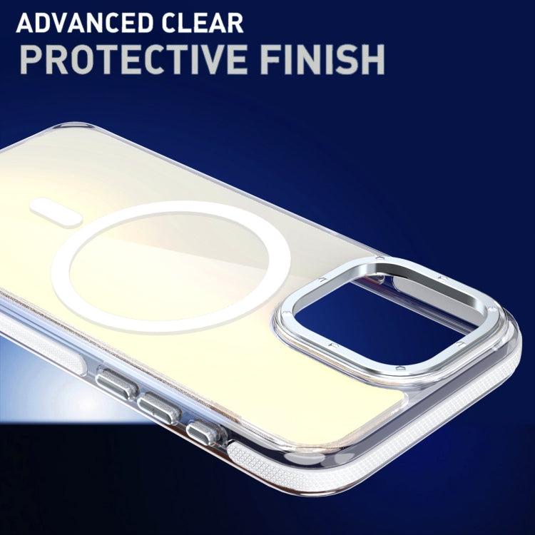 For iPhone 14 Pro Dual-Color Gradient Discolor MagSafe Phone Case