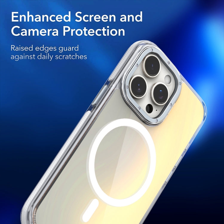 For iPhone 12 Dual-Color Gradient Discolor MagSafe Phone Case