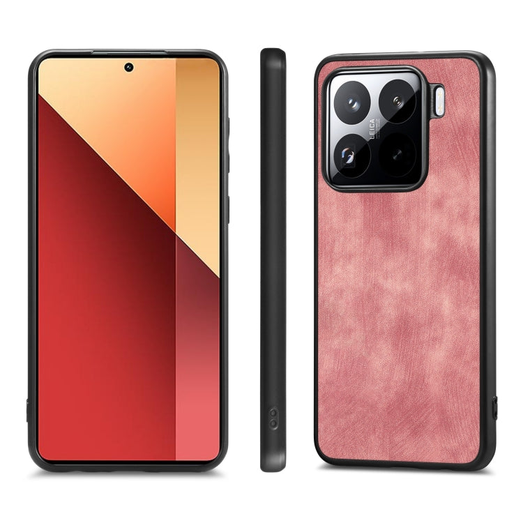 For Xiaomi 15 Pro Vintage Leather PC Back Cover Phone Case