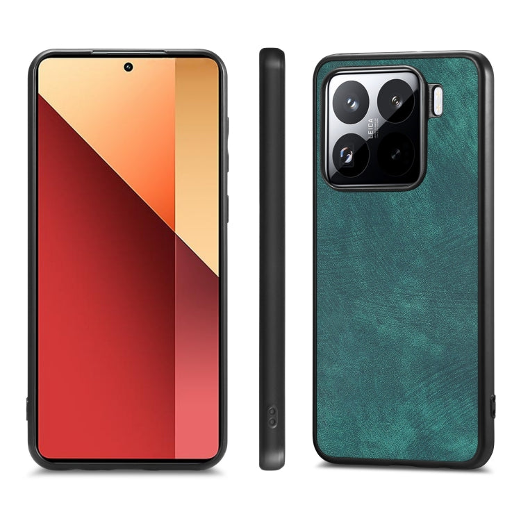For Xiaomi 15 Pro Vintage Leather PC Back Cover Phone Case